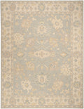 Maison Blue Ivory Vintage Wool Area Rug