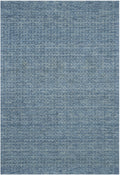 Marana Navy Contemporary Wool Area Rug