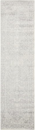 Astra Machine Washable Grey Vintage Polyester Area Rug