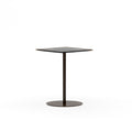 Resurface Bronze Glass Ped Side Table