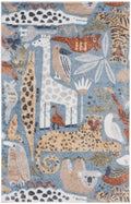 Astra Machine Washable Multicolor Kids Polyester Area Rug