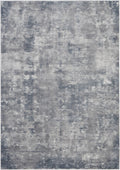 Rustic Textures Grey Modern Polypropylene Area Rug