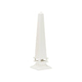 White Neoclassical Obelisk - LG