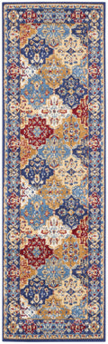 Grafix Multicolor Bohemian Polypropylene Area Rug
