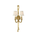 Tassel Twist Double Sconce