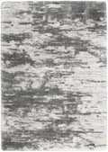 Dreamy Shag Charcoal Ivory Shag Polyester Area Rug