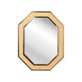 Dunbar Brass And Cane Mirror