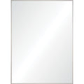 Carmelle 40" Tall Rectangle Wall Mirror, Grey