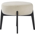 Micha Indoor Iron Stool, White