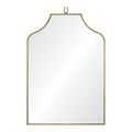 Calliope 45" Tall Irregular Wall Mirror, Yellow