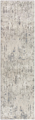 Quarry Ivory Blue Grey Modern Polypropylene Area Rug