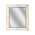 Madison Marbleized Mirror - Brass