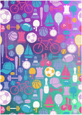 Imagination Purple Kids Polyester Area Rug