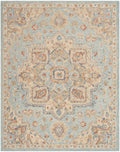 Maison Light Blue Ivory Vintage Wool Area Rug