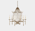 Bamboo Chandelier - Silver
