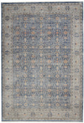 Starry Nights Light Blue Vintage Area Rug