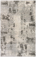 Serenity Home Ivory Grey Modern Polypropylene Area Rug