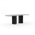 Viola Dining Table Smoked Glass
