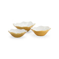 White Enameled Bowls (S3)