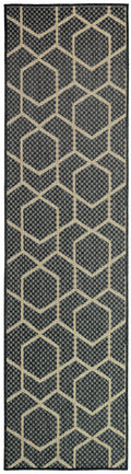 Horizon Indoor/Outdoor Charcoal Modern Polypropylene Area Rug