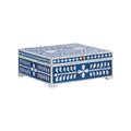 Bone Inlay Box-Blue