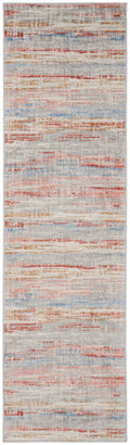 Elation Ivory Multicolor Modern Polypropylene Area Rug