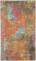 Celestial Sunset Modern & Contemporary Polypropylene Area Rug