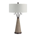 Lourdes 29.25" Height Table Lamp, Brown