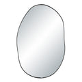 Messini 30" H x 20" W Wall Mirror, Black