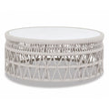 Dana Coffee Table with Honed Carrara Marble Top