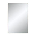Pia 36" H x 24" W Wall Mirror, Yellow