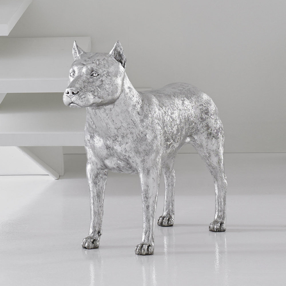 Pit Bull in Silver Leaf