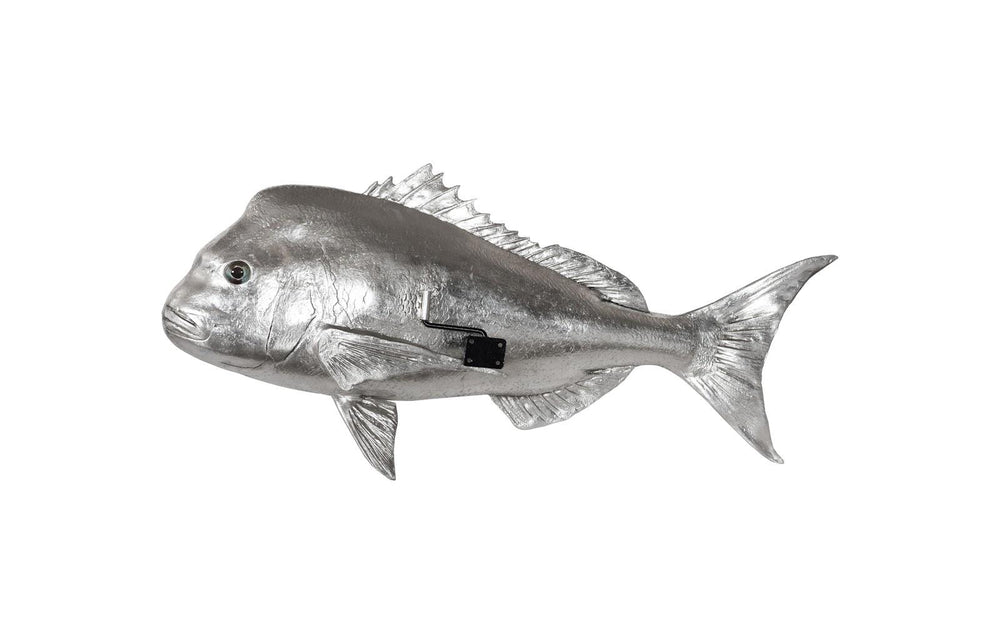 Australian Snapper Fish in Silver Leaf