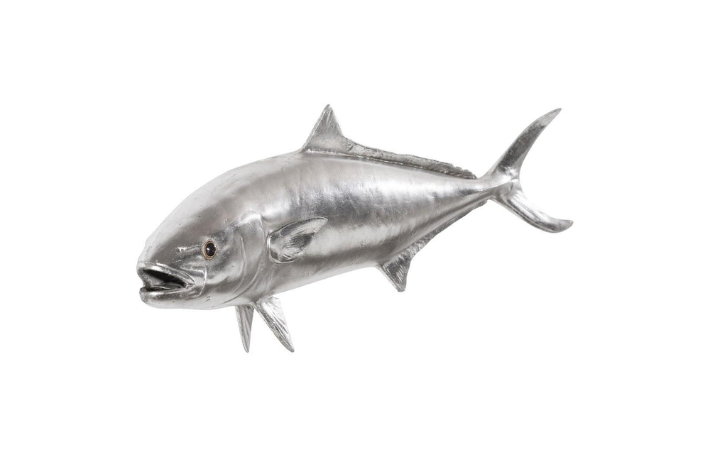Yellow Tailed King Fish in Silver Leaf