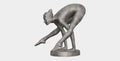 Balancing Body Aluminum Sculpture – Modern Organic Art