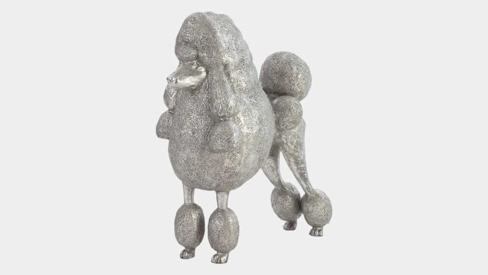 Poodle in Silver Leaf