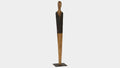Vested Male Sculpture in Natural