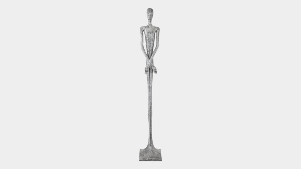 Lloyd Sculpture in Liquid Silver