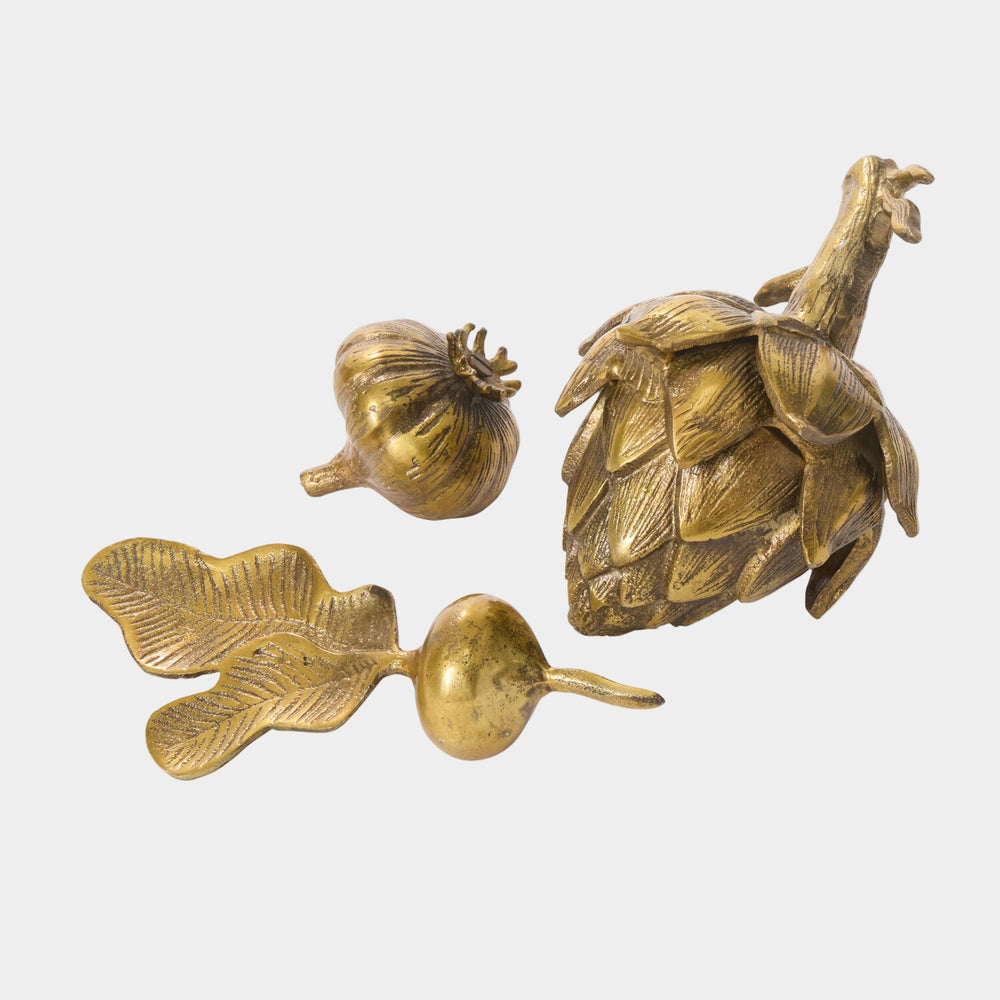 Gilded Veggies Set