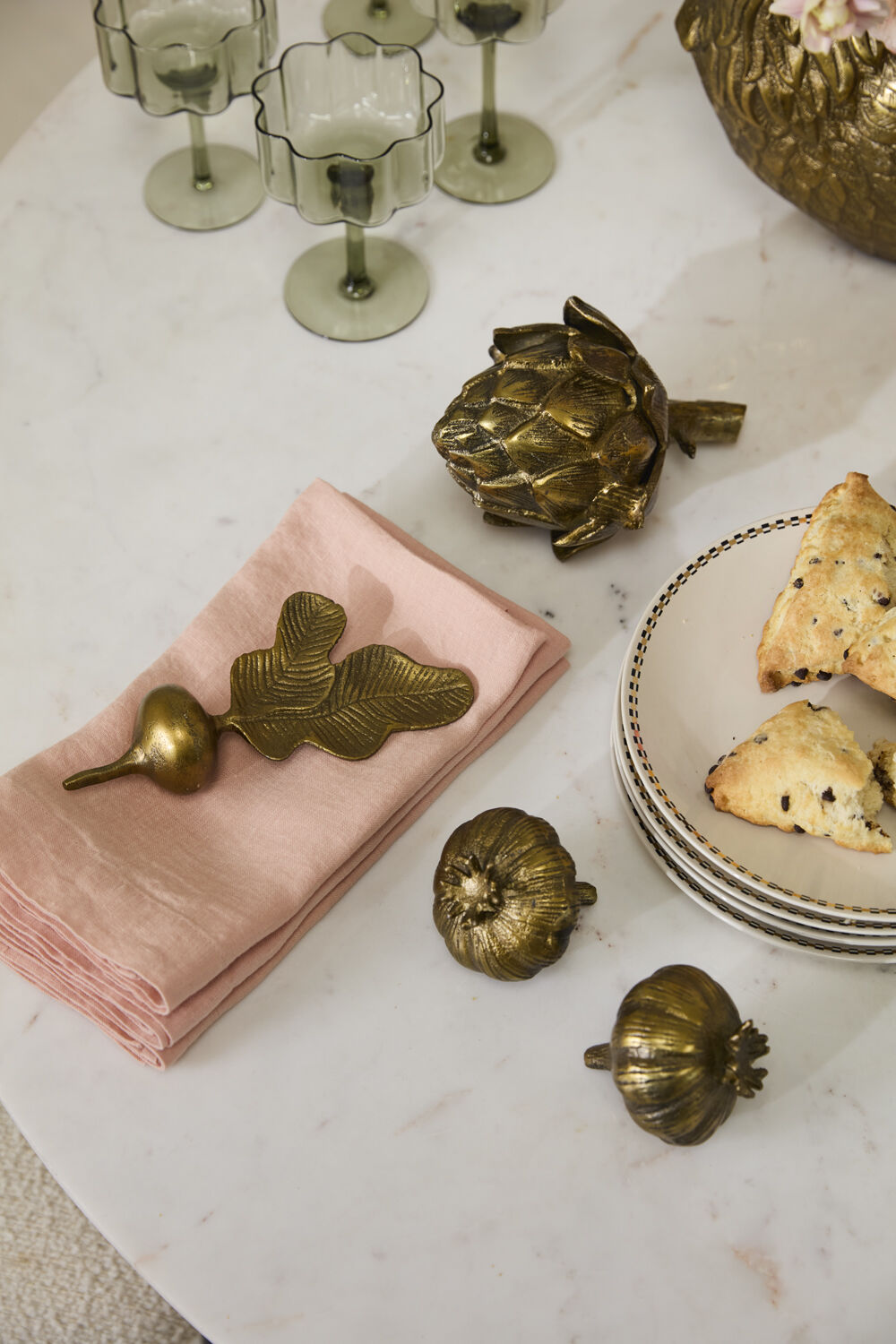 Gilded Veggies Set