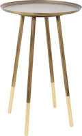 Pawn Indoor Iron Table, Antique Brass