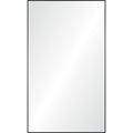 Keene 83" Tall Rectangle Full Length Mirror, Black