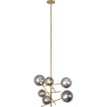 Laylani 17.5" Length Ceiling Fixture, Satin Brass