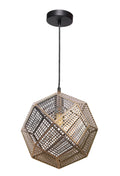 Skars 12" Length Ceiling Fixture, Brass