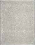 Envy Blue Silver Vintage Polypropylene Area Rug
