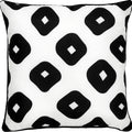 Grenton 22 X 22 Outdoor Pillow, White/ Black