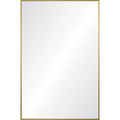 Raydon 35.5" Tall Rectangle Wall Mirror, Yellow