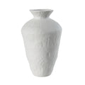 Melton Indoor Porcelain Ceramic Vase, Matte Off-White