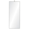 Filbert 62" Tall Rectangle Wall Mirror, Grey