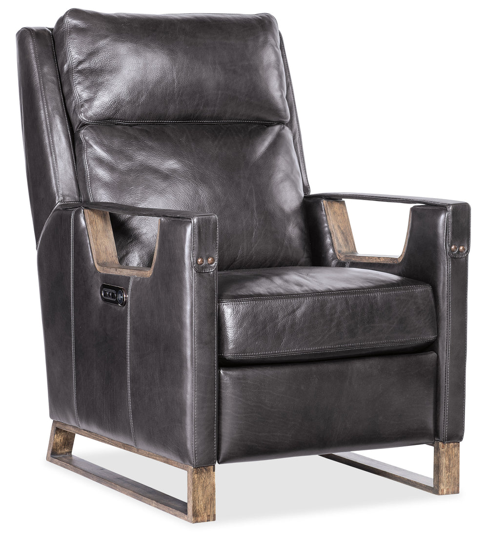Relic Power Recliner w/Power Headrest - Black